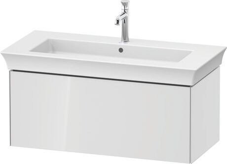 Vanity unit wall-mounted, WT424208585 White High Gloss, Lacquer