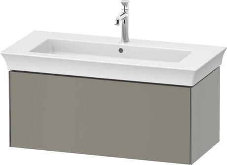 Vanity unit wall-mounted, WT424209292 Stone grey Satin Matt, Lacquer