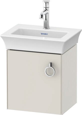 Vanity unit wall-mounted, WT4250L3939 Nordic white Satin Matt, Lacquer