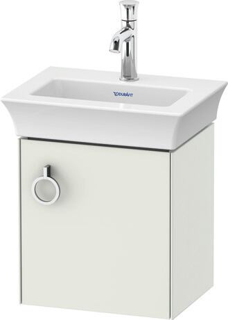 Vanity unit wall-mounted, WT4250R3636 White Satin Matt, Lacquer