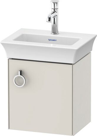 Vanity unit wall-mounted, WT4250R3939 Nordic white Satin Matt, Lacquer