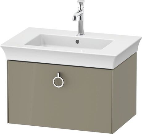 Vanity unit wall-mounted, WT42510H2H2 Stone grey High Gloss, Lacquer