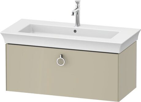 Vanity unit wall-mounted, WT42520H3H3 taupe High Gloss, Lacquer