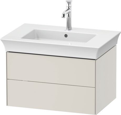 Vanity unit wall-mounted, WT434103939 Nordic white Satin Matt, Lacquer