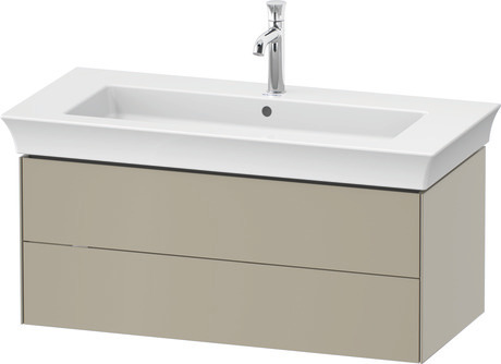 Vanity unit wall-mounted, WT434206060 taupe Satin Matt, Lacquer