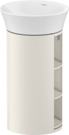 Vanity unit floorstanding, WT423903939 Nordic white Satin Matt, Lacquer