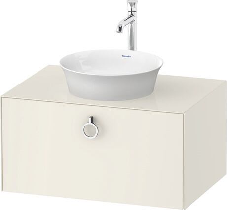 Console vanity unit wall-mounted, WT49800H4H4 Nordic white High Gloss, Lacquer