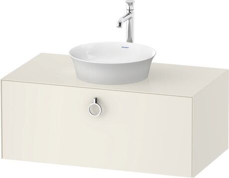 Console vanity unit wall-mounted, WT49810H4H4 Nordic white High Gloss, Lacquer