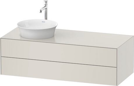 Console vanity unit wall-mounted, WT4987L3939 Nordic white Satin Matt, Lacquer