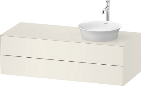 Console vanity unit wall-mounted, WT4987RH4H4 Nordic white High Gloss, Lacquer