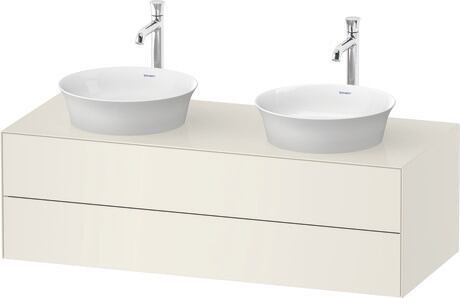 Console vanity unit wall-mounted, WT4988BH4H4 Nordic white High Gloss, Lacquer