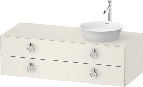 Console vanity unit wall-mounted, WT4992RH4H4 Nordic white High Gloss, Lacquer