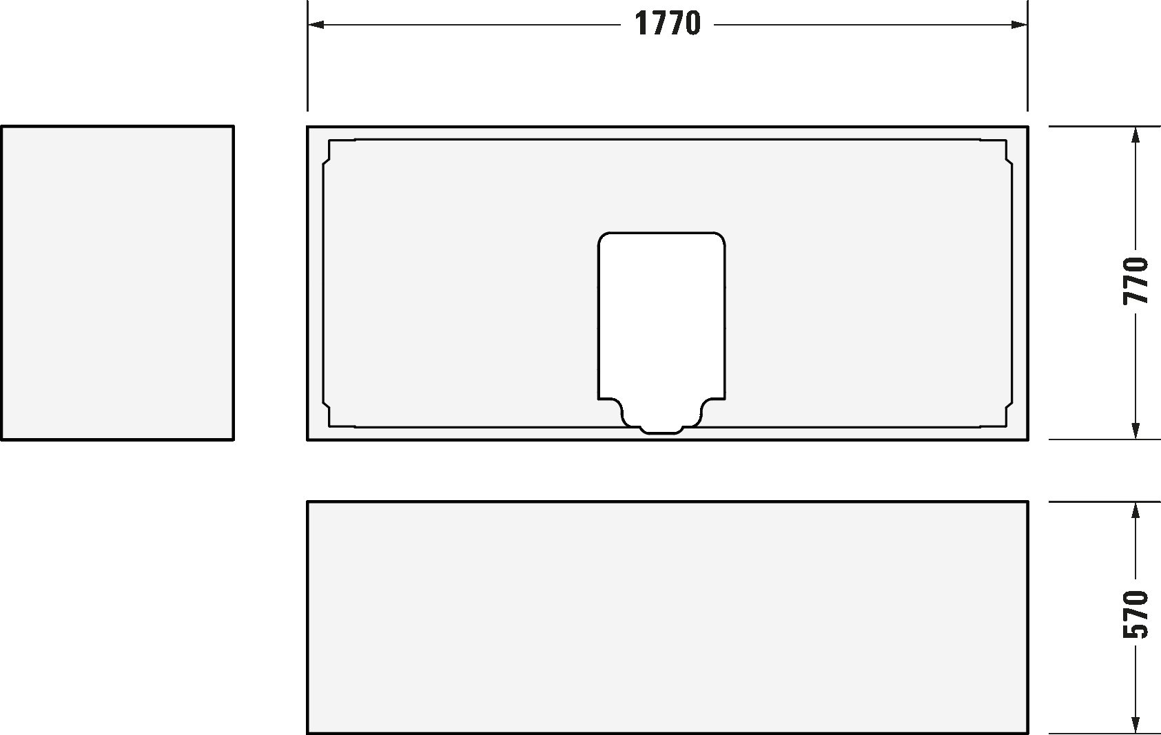 Bathtub support, 791446