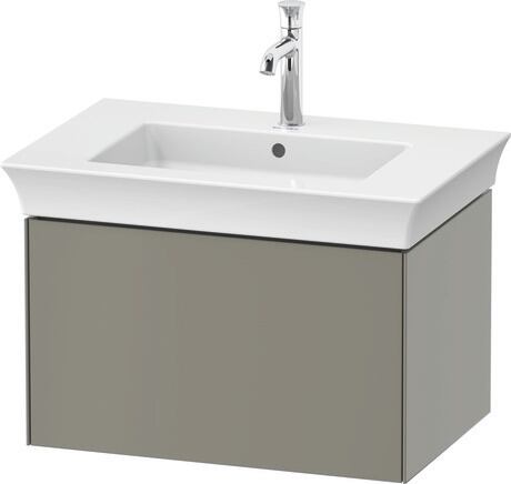 Vanity unit wall-mounted, WT424109292 Stone grey Satin Matt, Lacquer