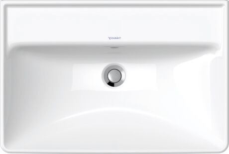 Washbasin, 2366650060 White High Gloss, Rectangular, Number of washing areas: 1 Middle