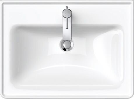 Washbasin, 2367650000 White High Gloss, Number of washing areas: 1 Middle, Number of faucet holes per wash area: 1 Middle