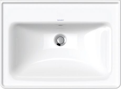 Washbasin, 2367650060 White High Gloss, Number of washing areas: 1 Middle