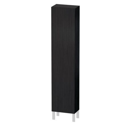 Tall cabinet, LC1170R1616 Hinge position: Right, Black oak Matt, Decor