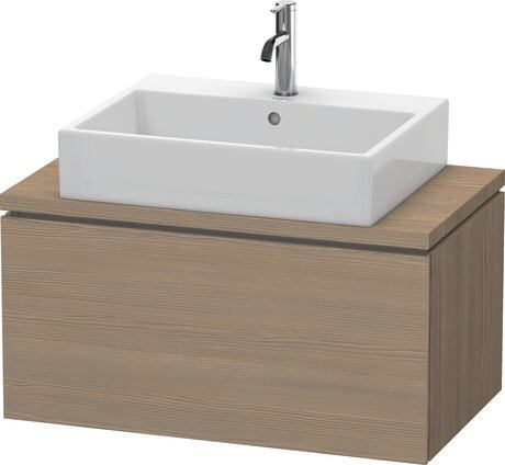 Console vanity unit wall-mounted, LC580203535 Oak terra Matt, Decor