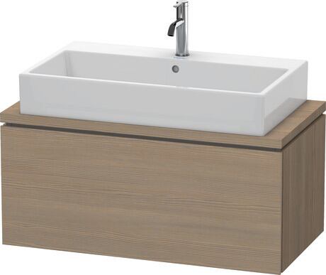 Console vanity unit wall-mounted, LC580303535 Oak terra Matt, Decor