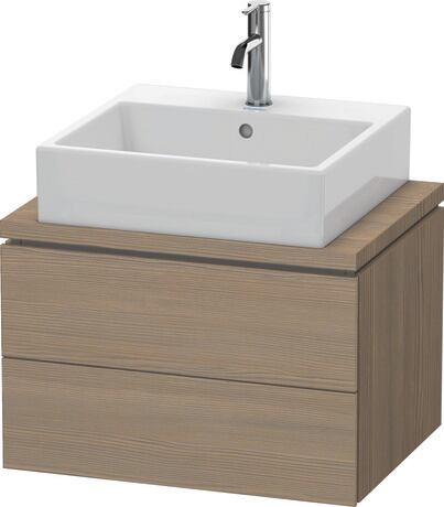 Console vanity unit wall-mounted, LC580503535 Oak terra Matt, Decor