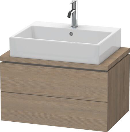 Console vanity unit wall-mounted, LC580603535 Oak terra Matt, Decor