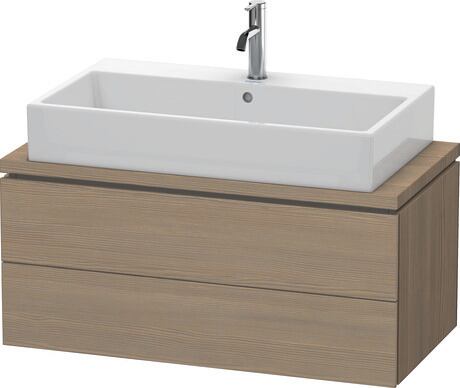 Console vanity unit wall-mounted, LC580803535 Oak terra Matt, Decor