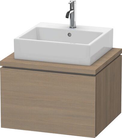 Console vanity unit wall-mounted, LC581003535 Oak terra Matt, Decor