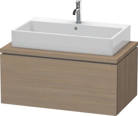 Console vanity unit wall-mounted, LC581303535 Oak terra Matt, Decor