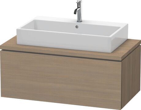 Console vanity unit wall-mounted, LC581403535 Oak terra Matt, Decor