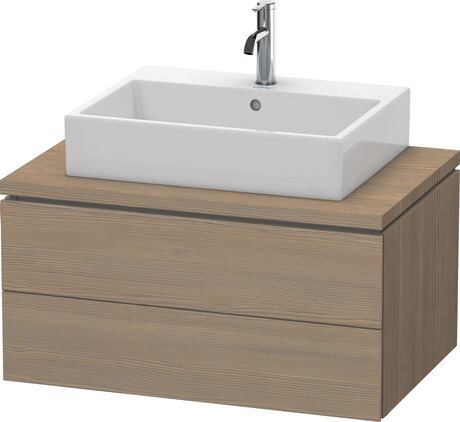 Console vanity unit wall-mounted, LC581703535 Oak terra Matt, Decor