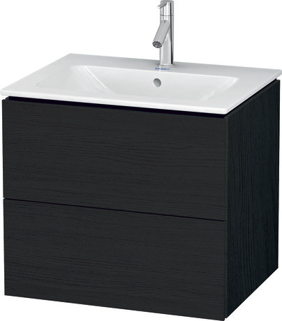 Vanity unit wall-mounted, LC624001616 Black oak Matt, Decor