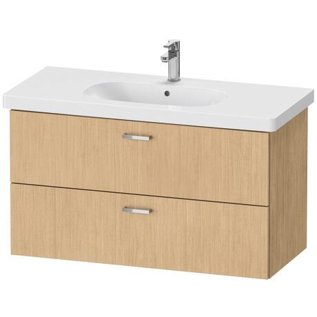 Vanity unit wall-mounted, XB619303030 Natural oak Matt, Decor