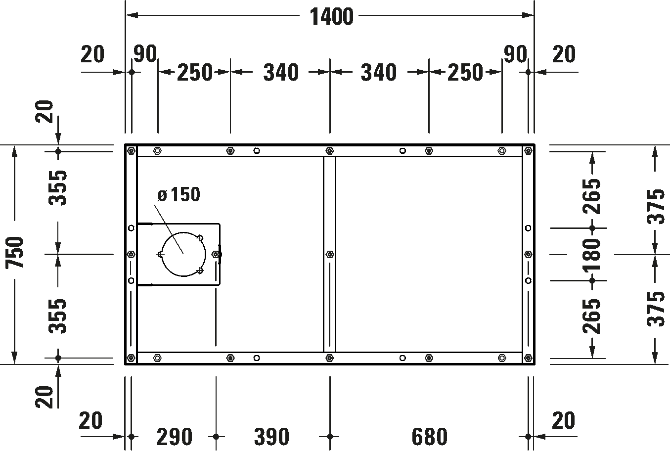 Support frame, 791386