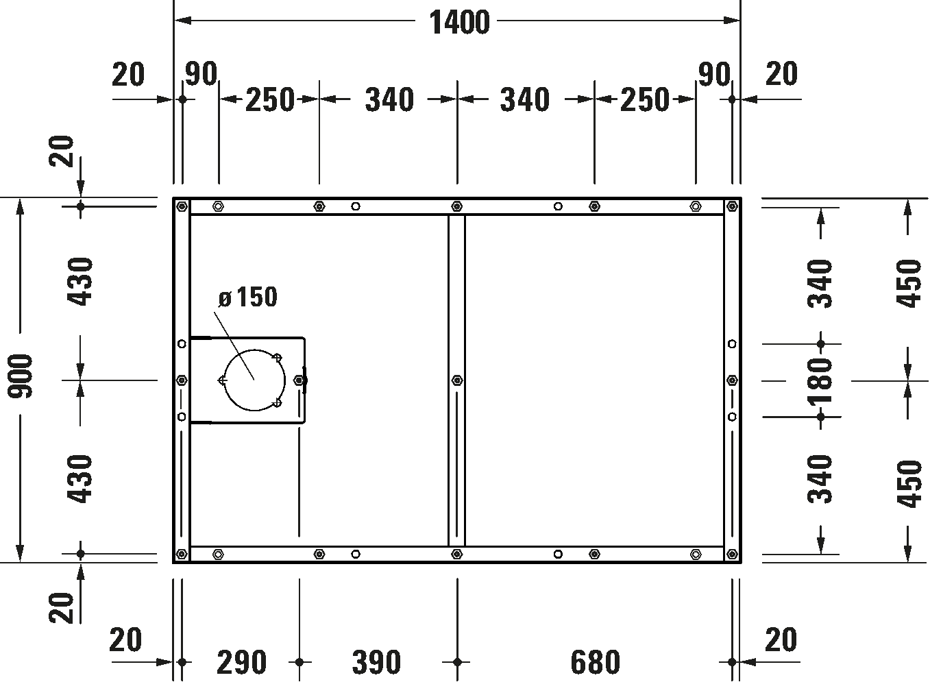 Support frame, 791388