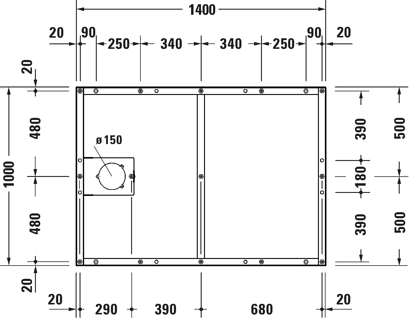 Support frame, 791389