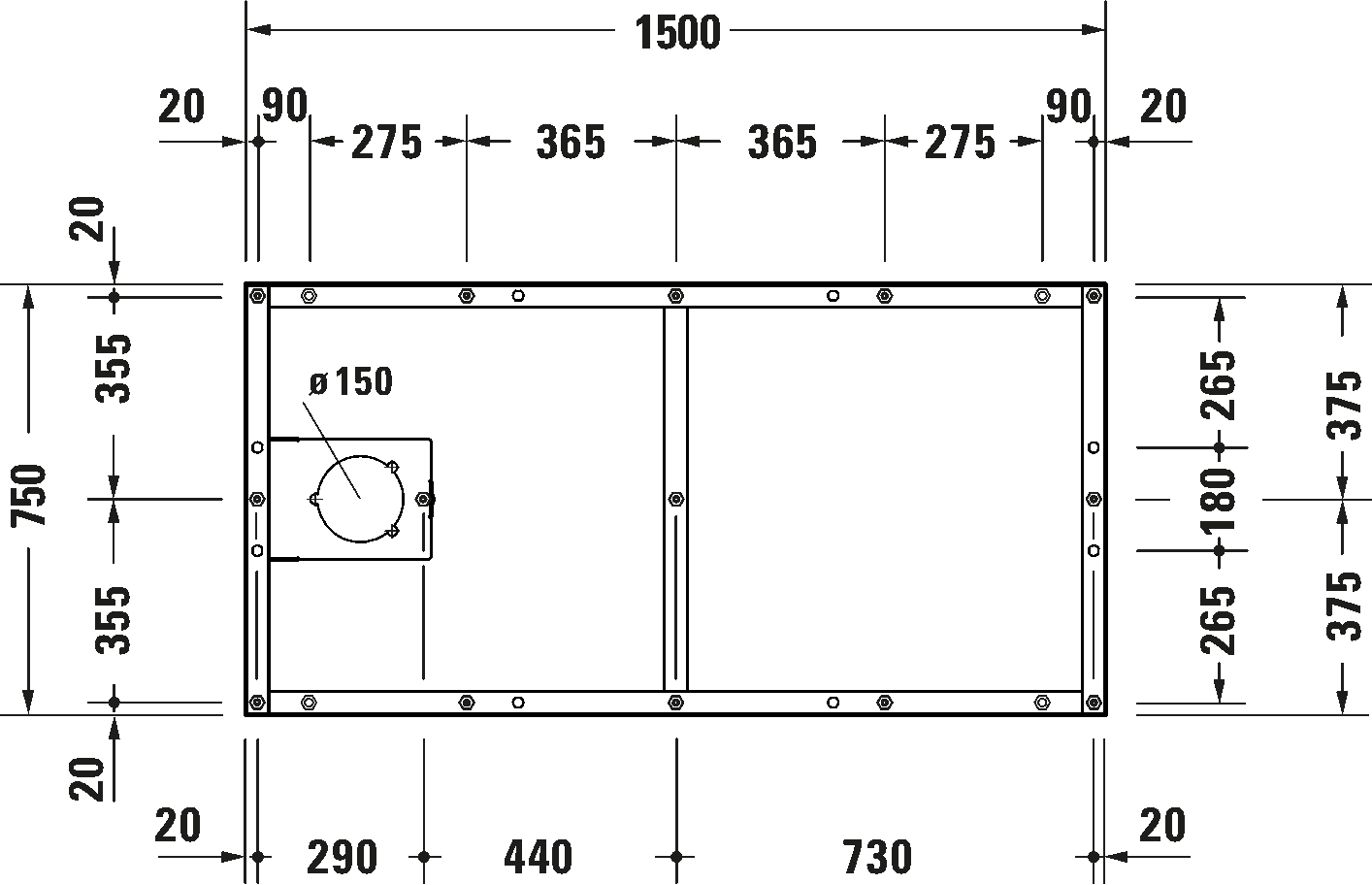 Support frame, 791390