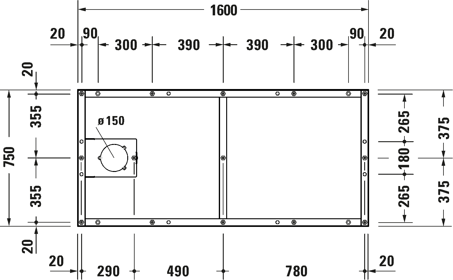 Support frame, 791392