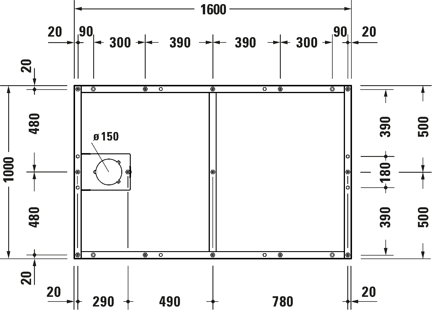 Support frame, 791395