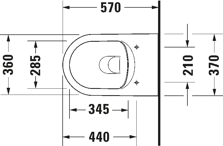 Toilet wall-mounted with undershower system, 252939