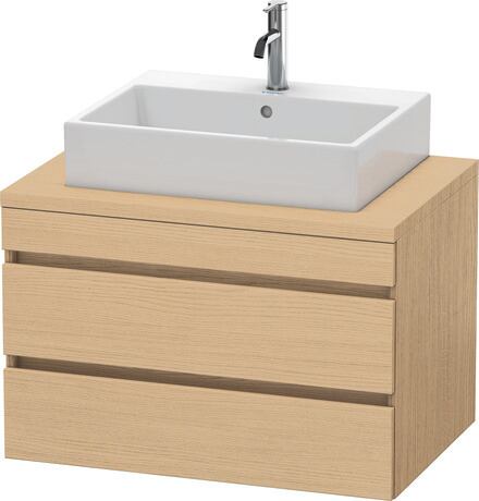 Console vanity unit wall-mounted, DS531703030 Natural oak Matt, Decor