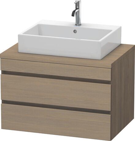 Console vanity unit wall-mounted, DS531703535 Oak terra Matt, Decor