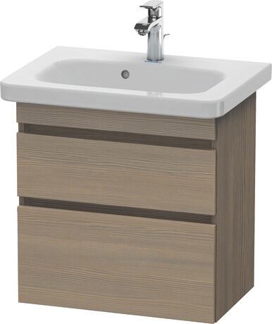 Vanity unit wall-mounted, DS647903535 Oak terra Matt, Decor