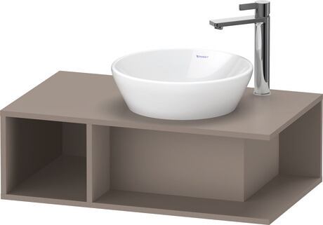 Console vanity unit wall-mounted, DE493804343 Basalte Matt, Decor