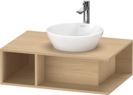 Console vanity unit wall-mounted, DE495803030 Natural oak Matt, Decor