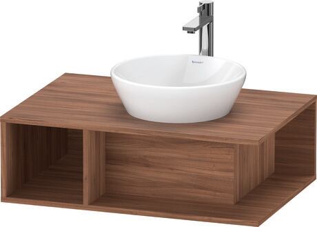 Console vanity unit wall-mounted, DE495807979 Walnut Matt, Decor