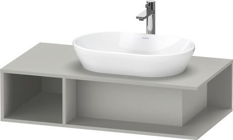 Console vanity unit wall-mounted, DE495900707 Concrete grey Matt, Decor