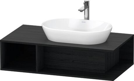 Console vanity unit wall-mounted, DE495901616 Black oak Matt, Decor