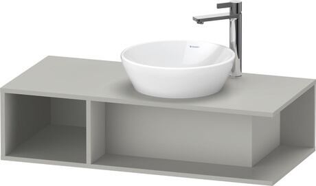 Console vanity unit wall-mounted, DE493900707 Concrete grey Matt, Decor