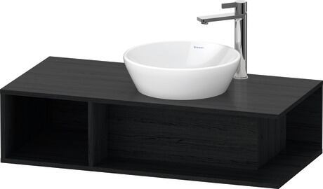 Console vanity unit wall-mounted, DE493901616 Black oak Matt, Decor